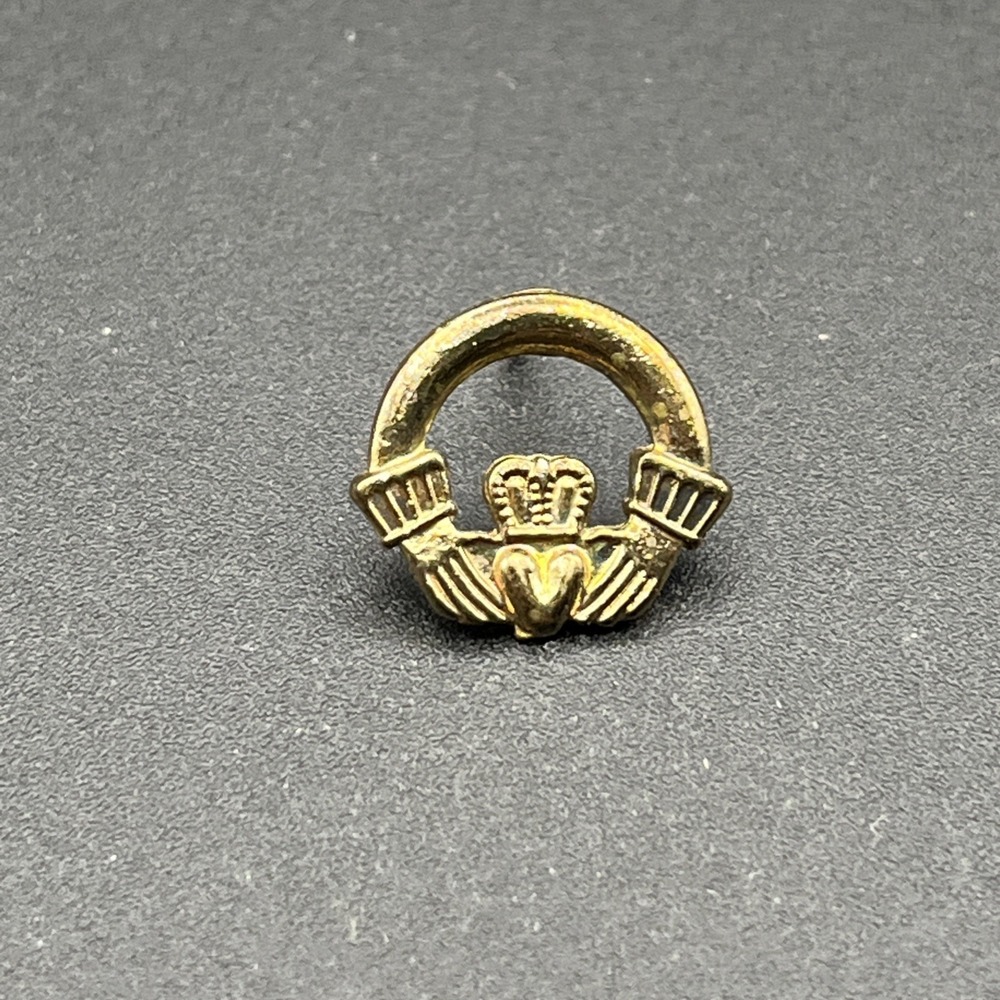 Claddagh Ring Irish Ireland Lapel Hat Pin
